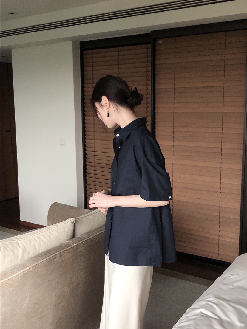 LE BUTTER韓國直郵女士新品職業時尚推薦人氣25春夏襯衫蕾絲衫LE BUTTER襯衫/蕾絲衫