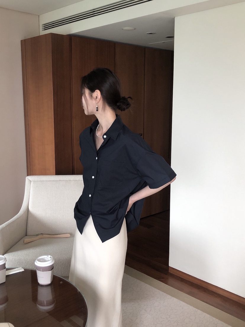 LE BUTTER韓國直郵女士新品職業時尚推薦人氣25春夏襯衫蕾絲衫LE BUTTER襯衫/蕾絲衫圖色2