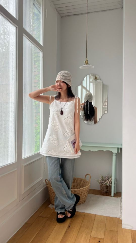HEY/TO SEWING韓國代購女裝新款推薦真品人氣時尚吊帶背心BY HEY/TO SEWING吊帶/背心