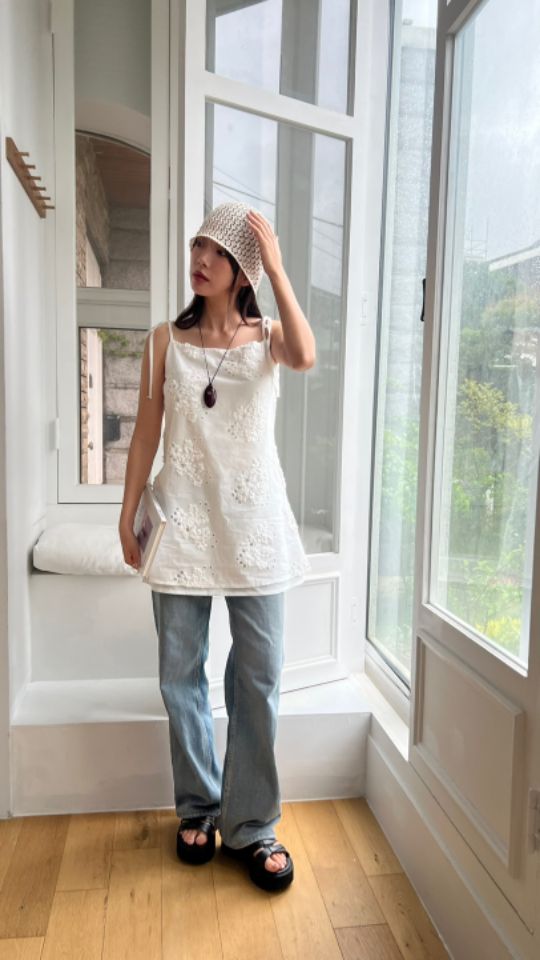 HEY/TO SEWING韓國代購女裝新款推薦真品人氣時尚吊帶背心BY HEY/TO SEWING吊帶/背心
