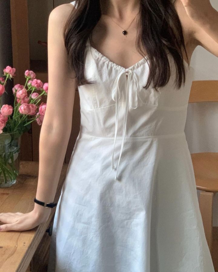 STAY HERE東大門實拍女士新款休閑25春夏職業連衣裙不含內搭STAY HERE連衣裙