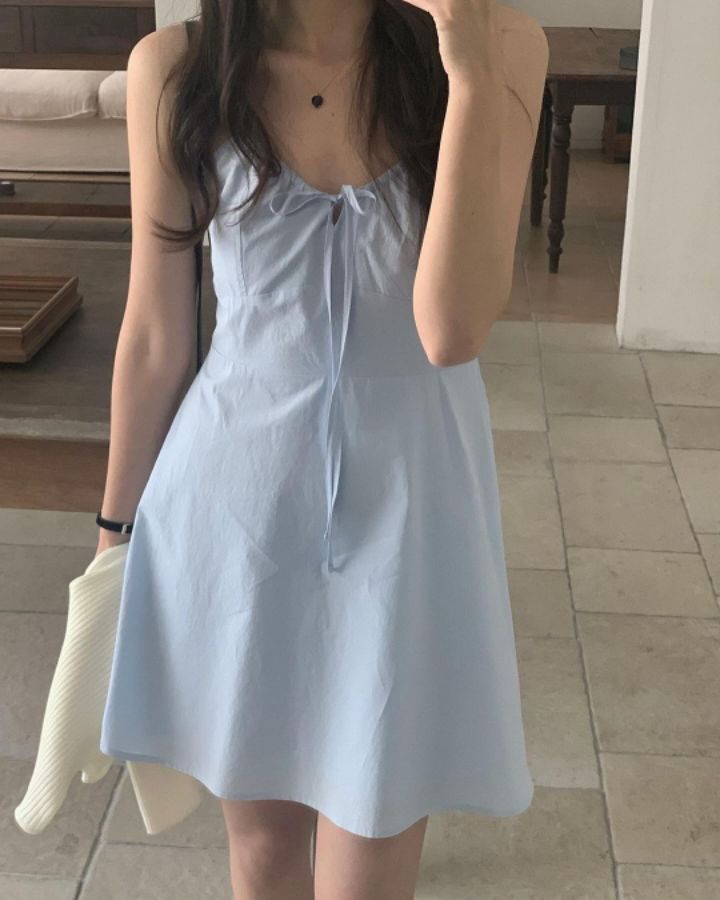 STAY HERE東大門實拍女士新款休閑25春夏職業連衣裙不含內搭STAY HERE連衣裙圖色2