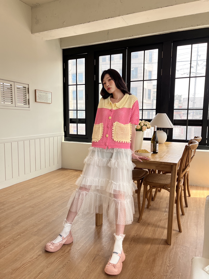 MAISONDEGLORY韓國直郵女裝新款熱賣推薦職業人氣針織衫開衫MAISON DE GLORY針織衫