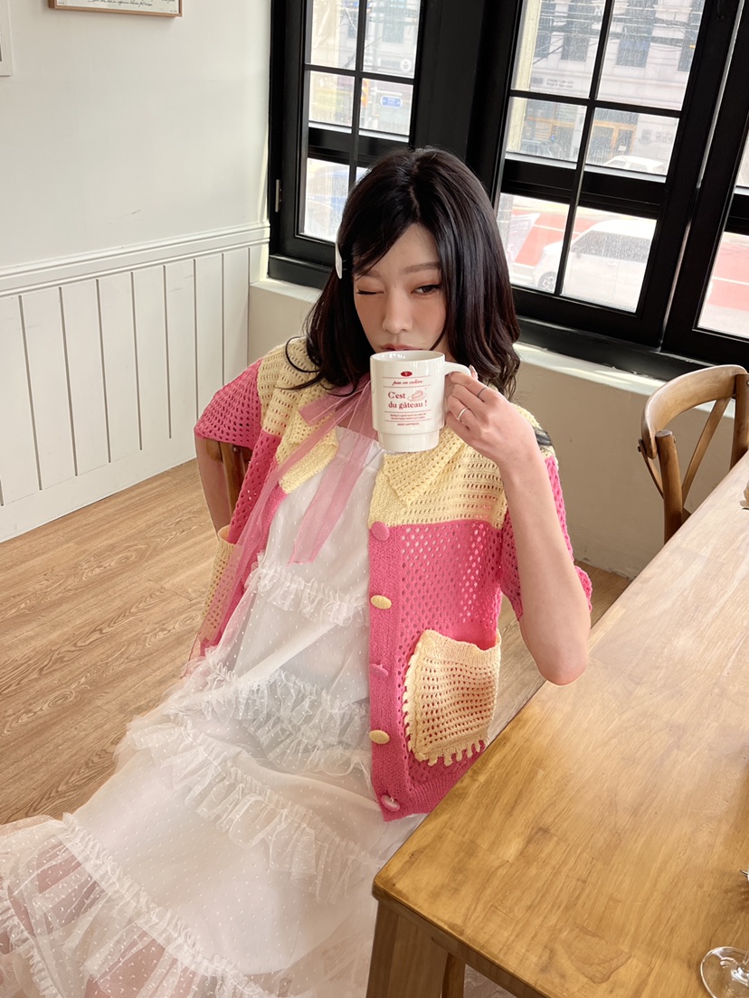 MAISONDEGLORY韓國直郵女裝新款熱賣推薦職業人氣針織衫開衫MAISON DE GLORY針織衫