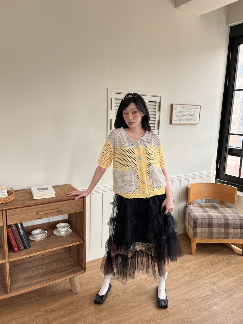 MAISONDEGLORY韓國直郵女裝新款熱賣推薦職業人氣針織衫開衫MAISON DE GLORY針織衫