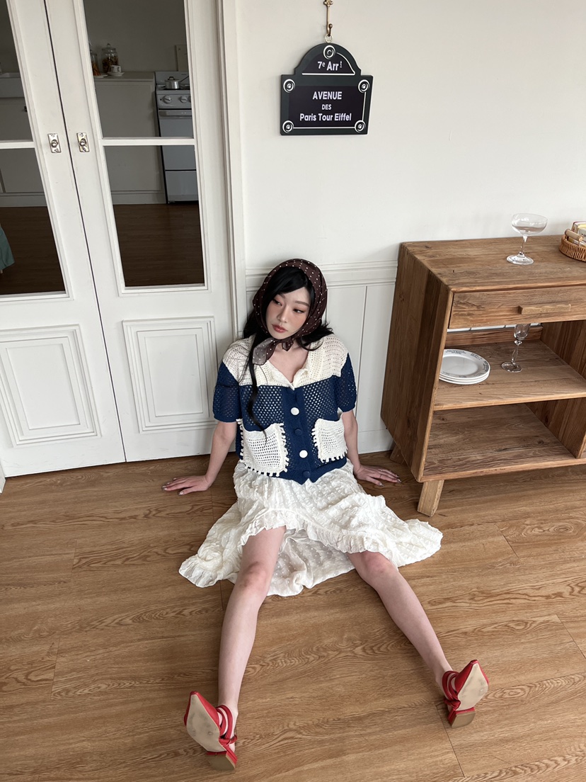 MAISONDEGLORY韓國直郵女裝新款熱賣推薦職業人氣針織衫開衫MAISON DE GLORY針織衫