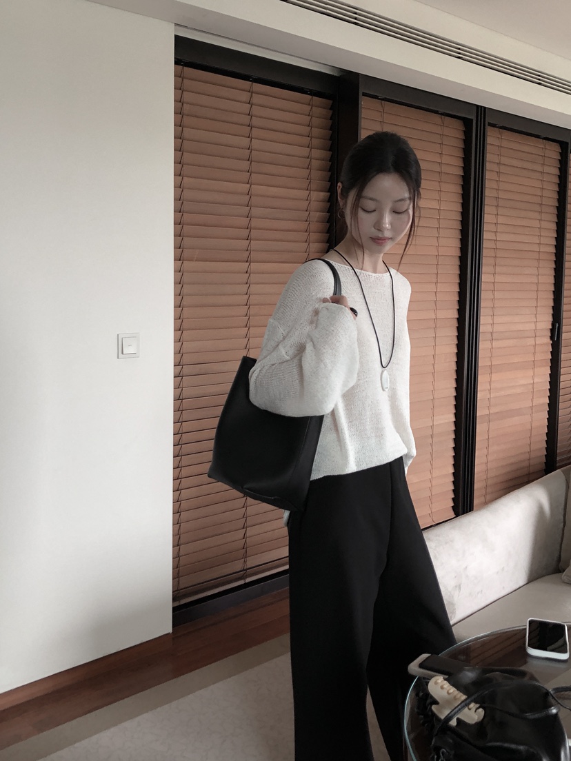 LE BUTTER韓國代購女裝新款休閑真品25春夏時尚針織衫亞麻LE BUTTER針織衫
