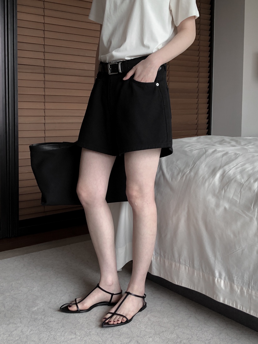 LE BUTTER韓國代購女裝新品休閑25春夏時尚推薦熱賣短褲棉質LE BUTTER短褲