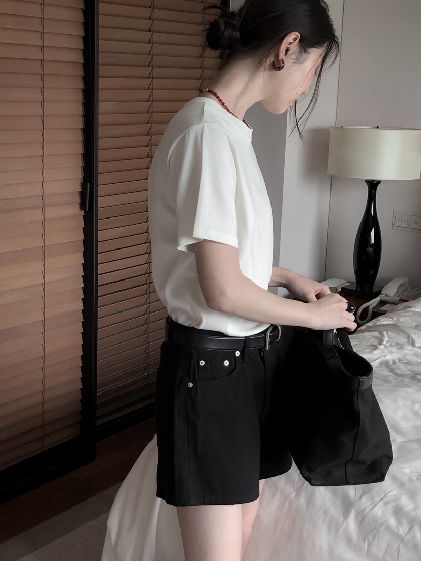 LE BUTTER韓國代購女裝新品休閑25春夏時尚推薦熱賣短褲棉質LE BUTTER短褲