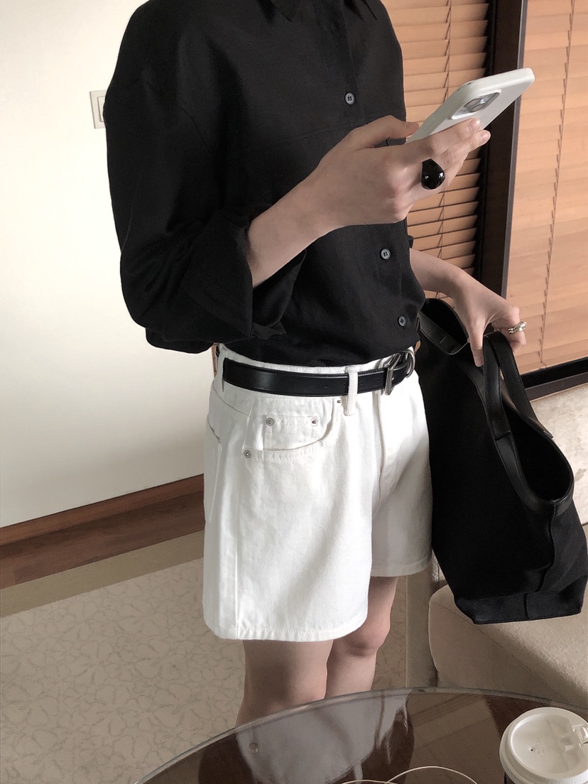 LE BUTTER韓國代購女裝新品休閑25春夏時尚推薦熱賣短褲棉質LE BUTTER短褲