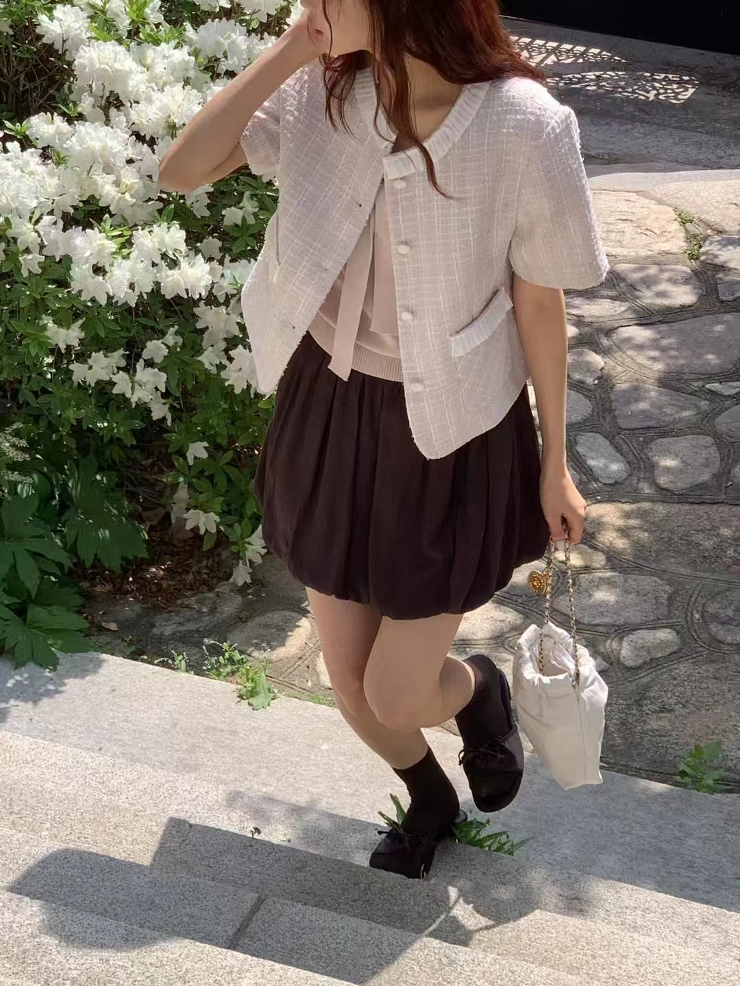 ANDYOUBROWN-OT東大門代購女裝新品休閑25春夏熱賣夾克粗花呢ANDYOUBROWN-OT夾克