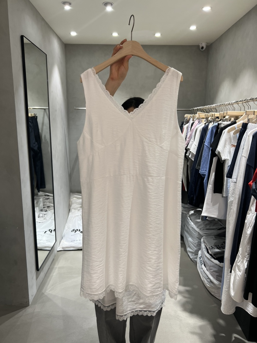 X-MOOD東大門代購女士新品熱賣人氣25春夏職業休閑連衣裙V領X-MOOD連衣裙