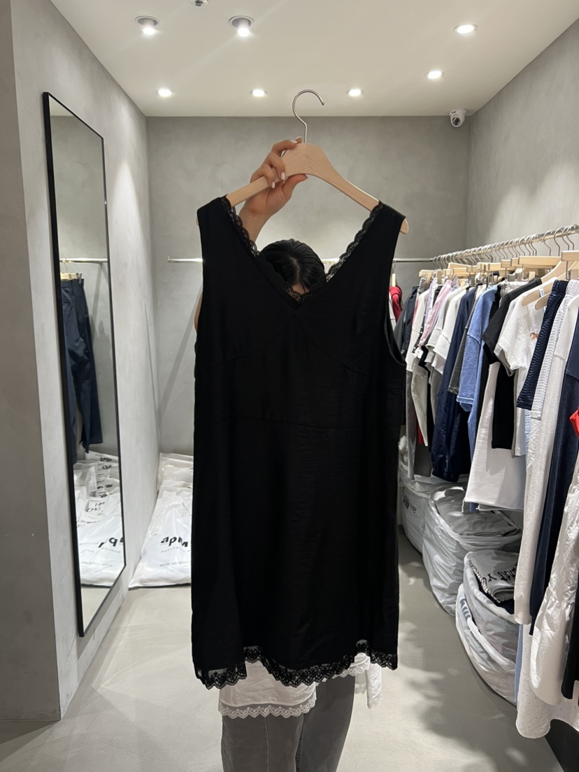 X-MOOD東大門代購女士新品熱賣人氣25春夏職業休閑連衣裙V領X-MOOD連衣裙圖色3