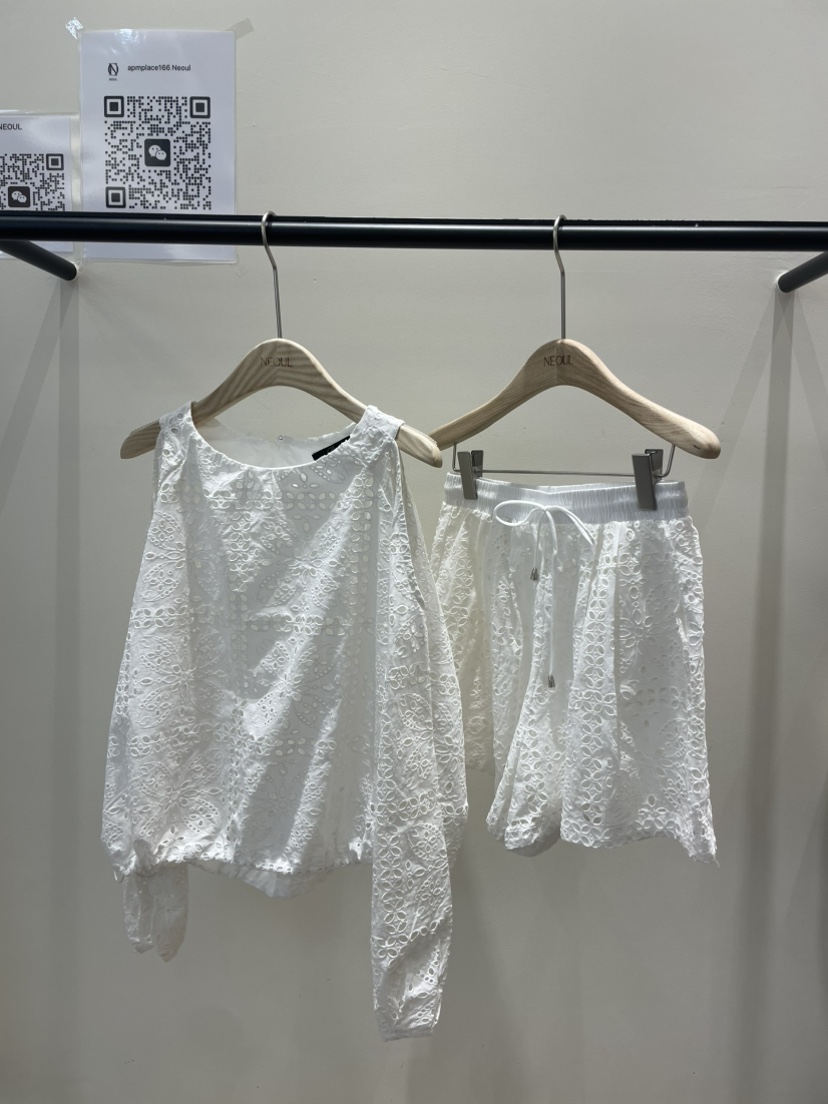NEOUL韓國代購女裝新款休閑職業熱賣25春夏時尚真品推薦套裝NEOUL/ahin雙領標簽套裝