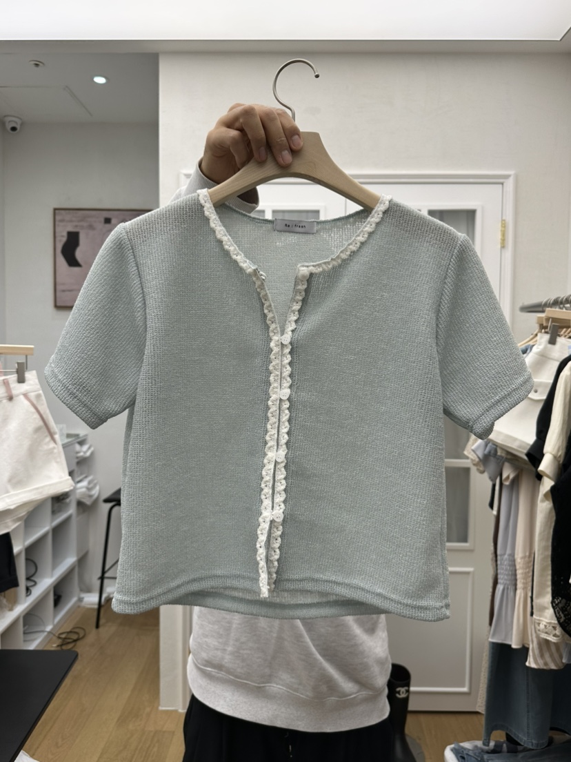 RE:FRESH-L東大門直郵女士新品25春夏真品時尚職業休閑T恤RE:FRESHT恤圖色2