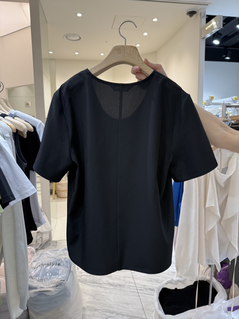 YIKHO STYLE東大門實拍女裝新款25春夏推薦真品職業休閑T恤YIKHO STYLET恤