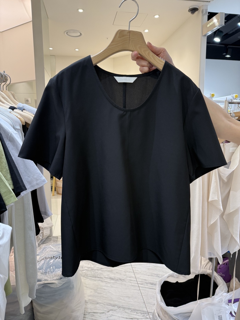 YIKHO STYLE東大門實拍女裝新款25春夏推薦真品職業休閑T恤YIKHO STYLET恤圖色4