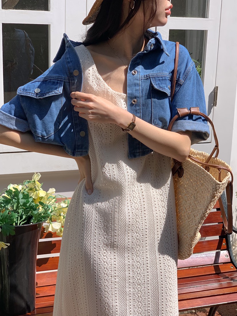 RE:FRESH-L韓國代購女裝新品職業休閑人氣推薦真品熱賣連衣裙RE:FRESH連衣裙