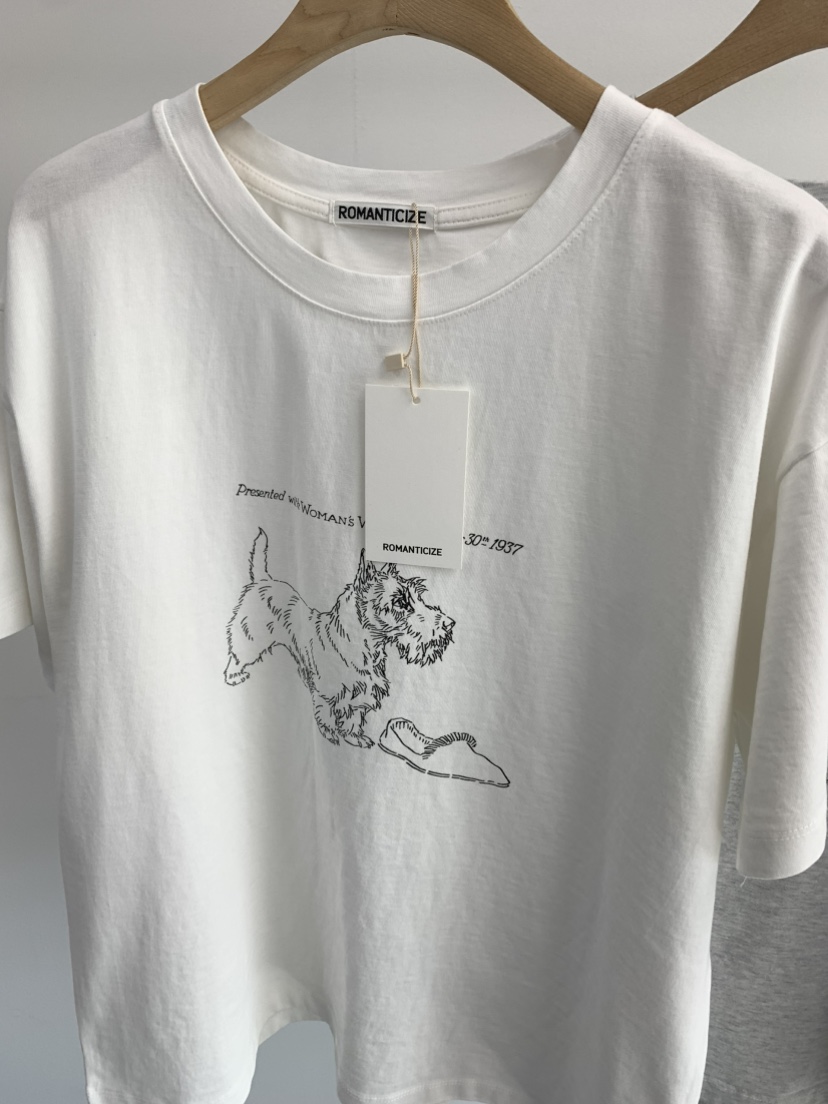 ROMANTICIZE韓國代購女裝新品時尚真品職業人氣25春夏休閑T恤ROMANTICIZET恤