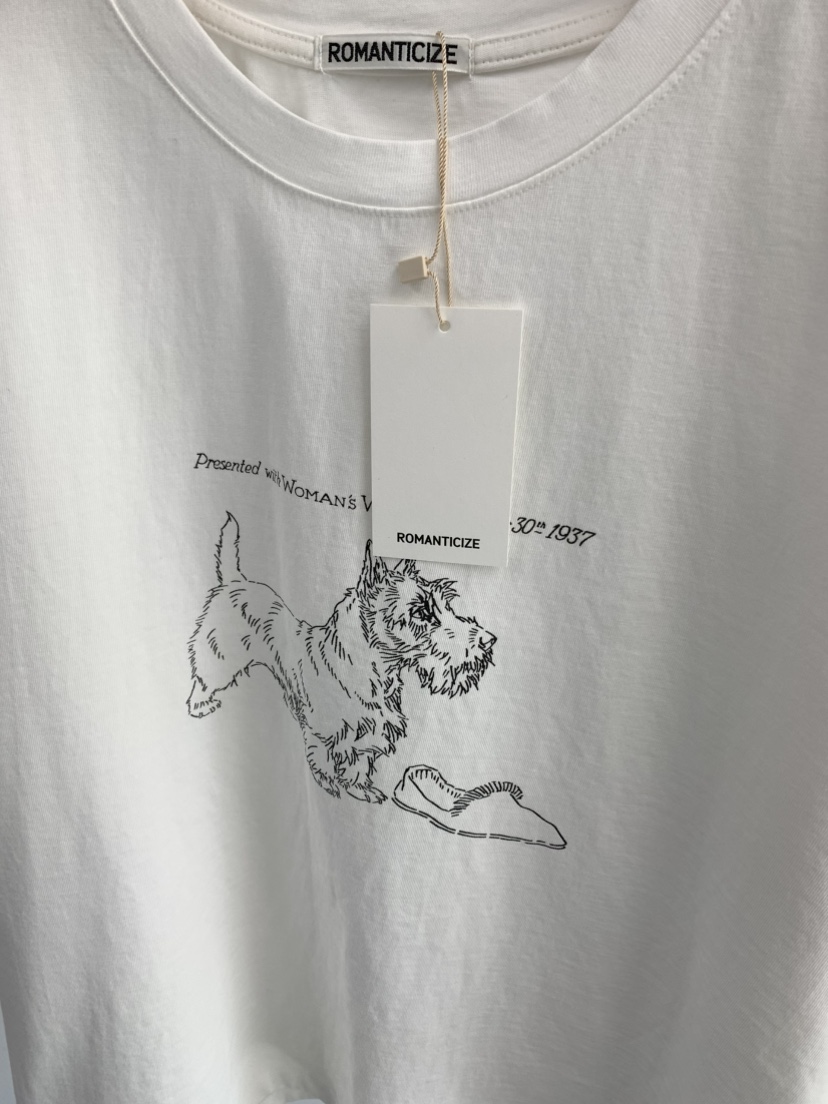 ROMANTICIZE韓國代購女裝新品時尚真品職業人氣25春夏休閑T恤ROMANTICIZET恤