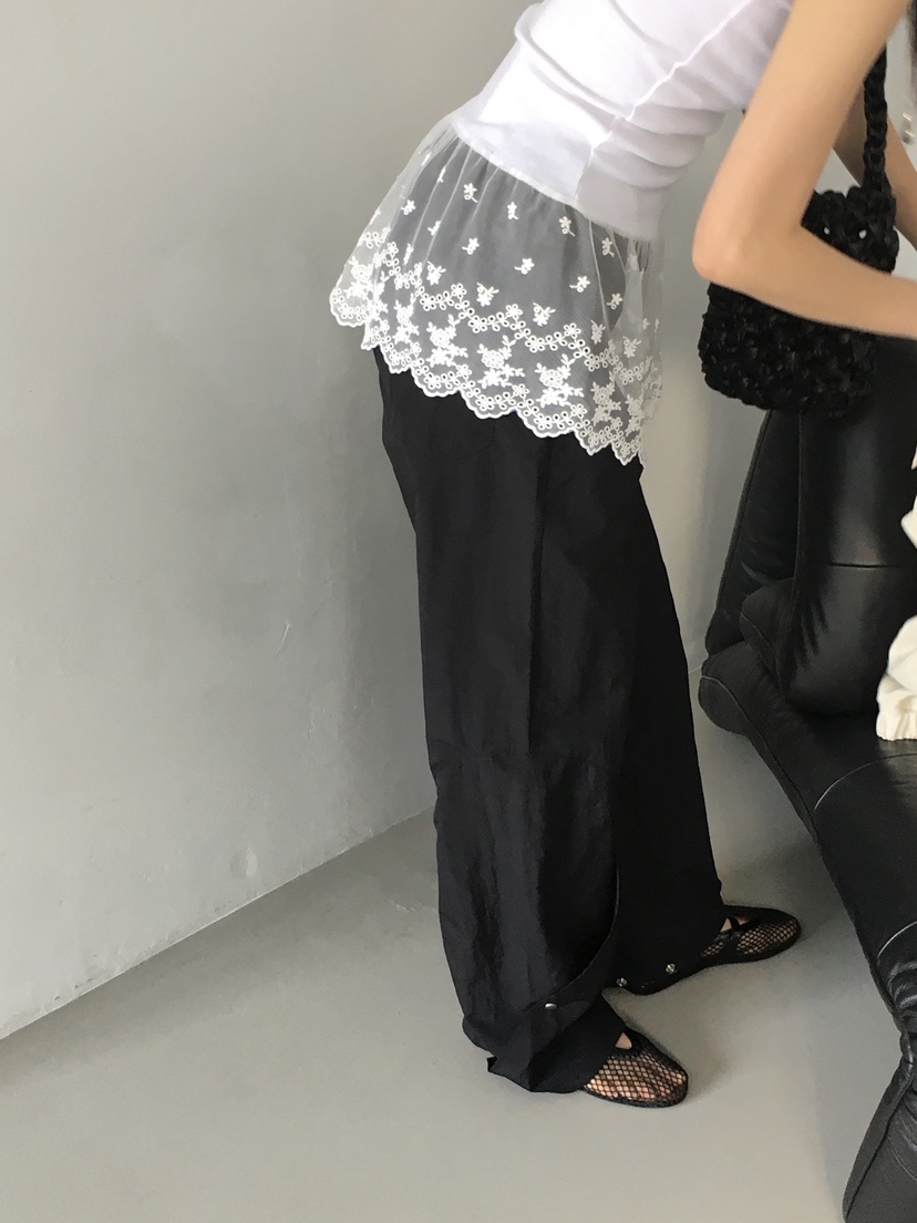 MONDAYMORING東大門代購女裝新品真品人氣25春夏時尚休閑褲MONDAYMORING休閑褲