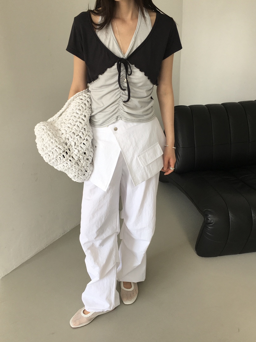 MONDAYMORING東大門實拍女裝新品人氣真品職業時尚25春夏休閑褲MONDAYMORING休閑褲