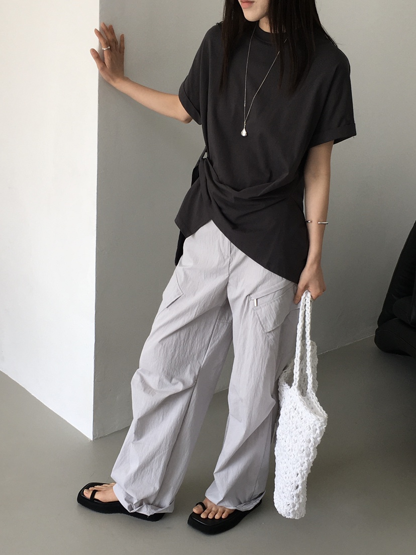 MONDAYMORING韓國直郵女士新款推薦25春夏職業休閑熱賣休閑褲MONDAYMORING休閑褲