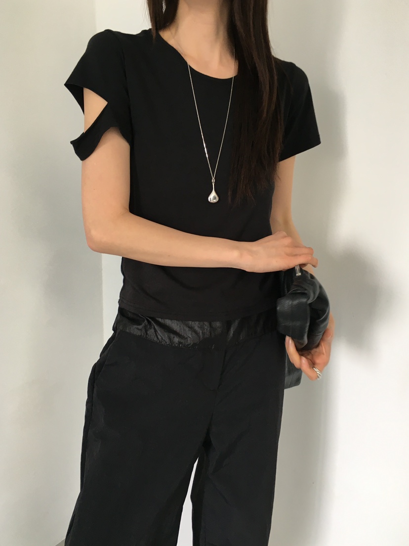 MONDAYMORING東大門實拍女士新品職業人氣25春夏休閑時尚T恤MONDAYMORINGT恤