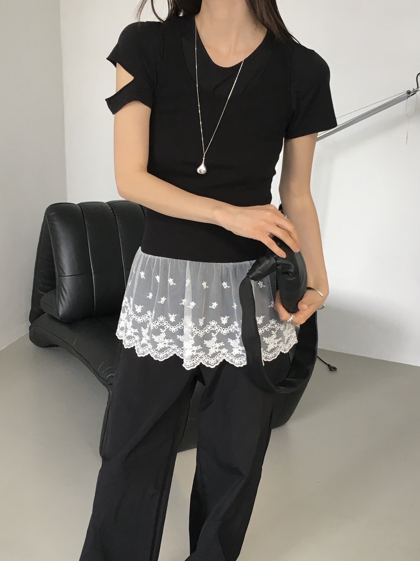 MONDAYMORING東大門實拍女士新品職業人氣25春夏休閑時尚T恤MONDAYMORINGT恤