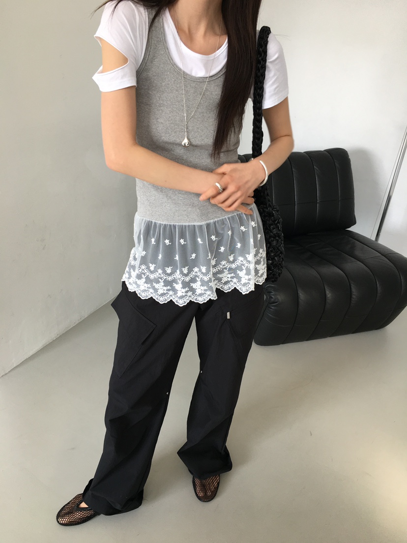 MONDAYMORING東大門實拍女士新品職業人氣25春夏休閑時尚T恤MONDAYMORINGT恤