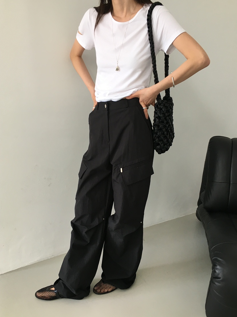 MONDAYMORING東大門實拍女士新品職業人氣25春夏休閑時尚T恤MONDAYMORINGT恤