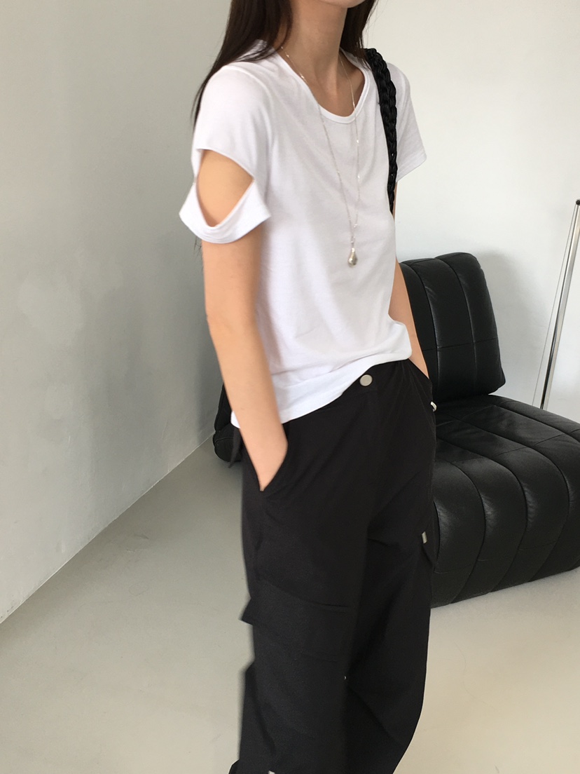 MONDAYMORING東大門實拍女士新品職業人氣25春夏休閑時尚T恤MONDAYMORINGT恤