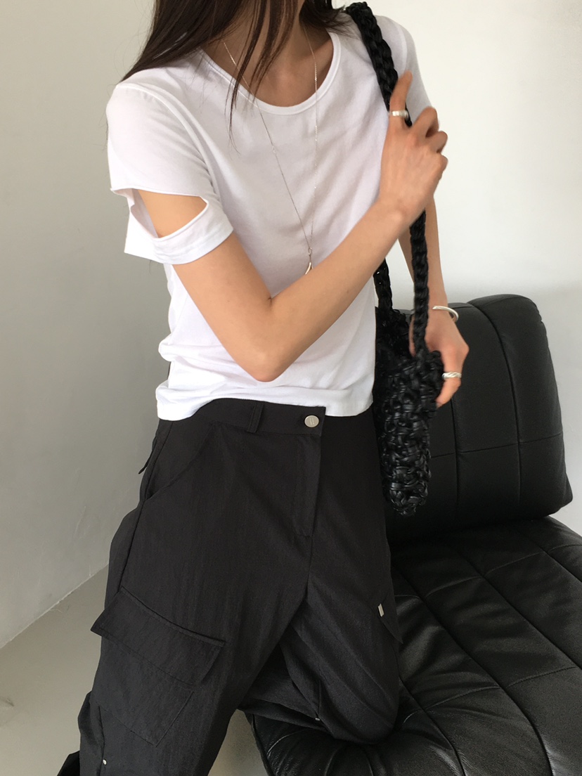 MONDAYMORING東大門實拍女士新品職業人氣25春夏休閑時尚T恤MONDAYMORINGT恤