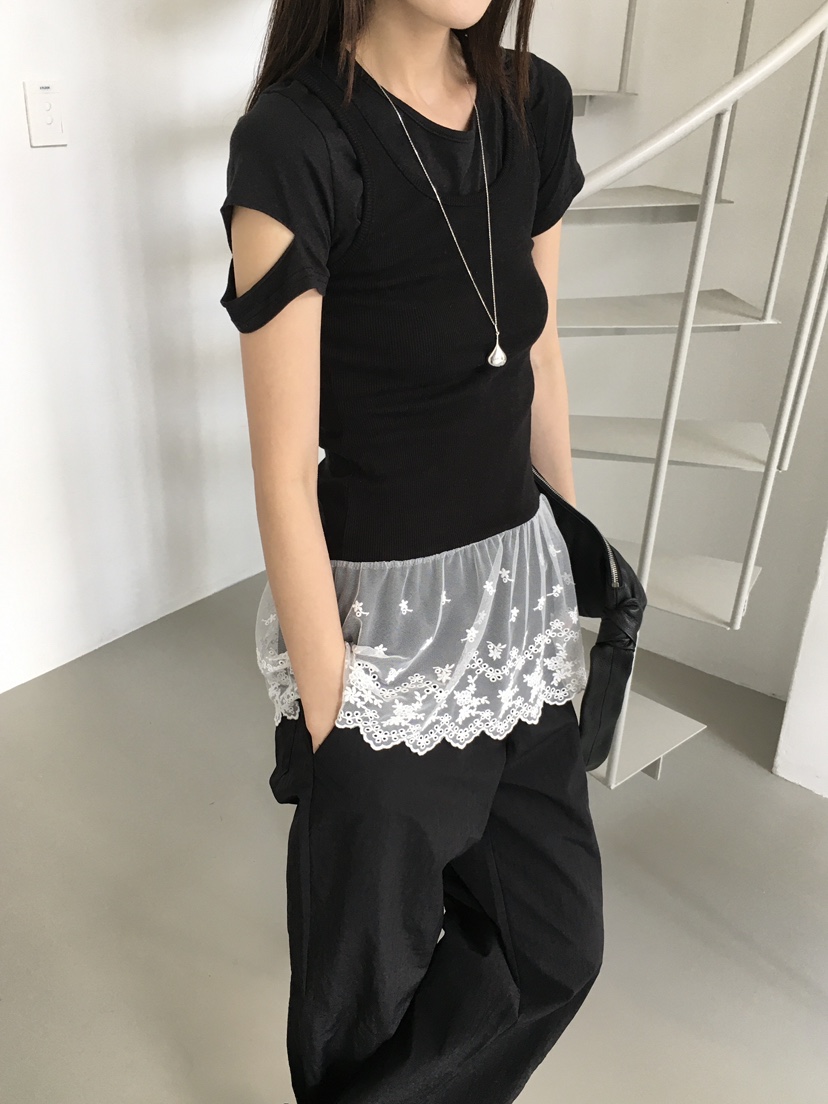 MONDAYMORING東大門實拍女士新品職業人氣25春夏休閑時尚T恤MONDAYMORINGT恤