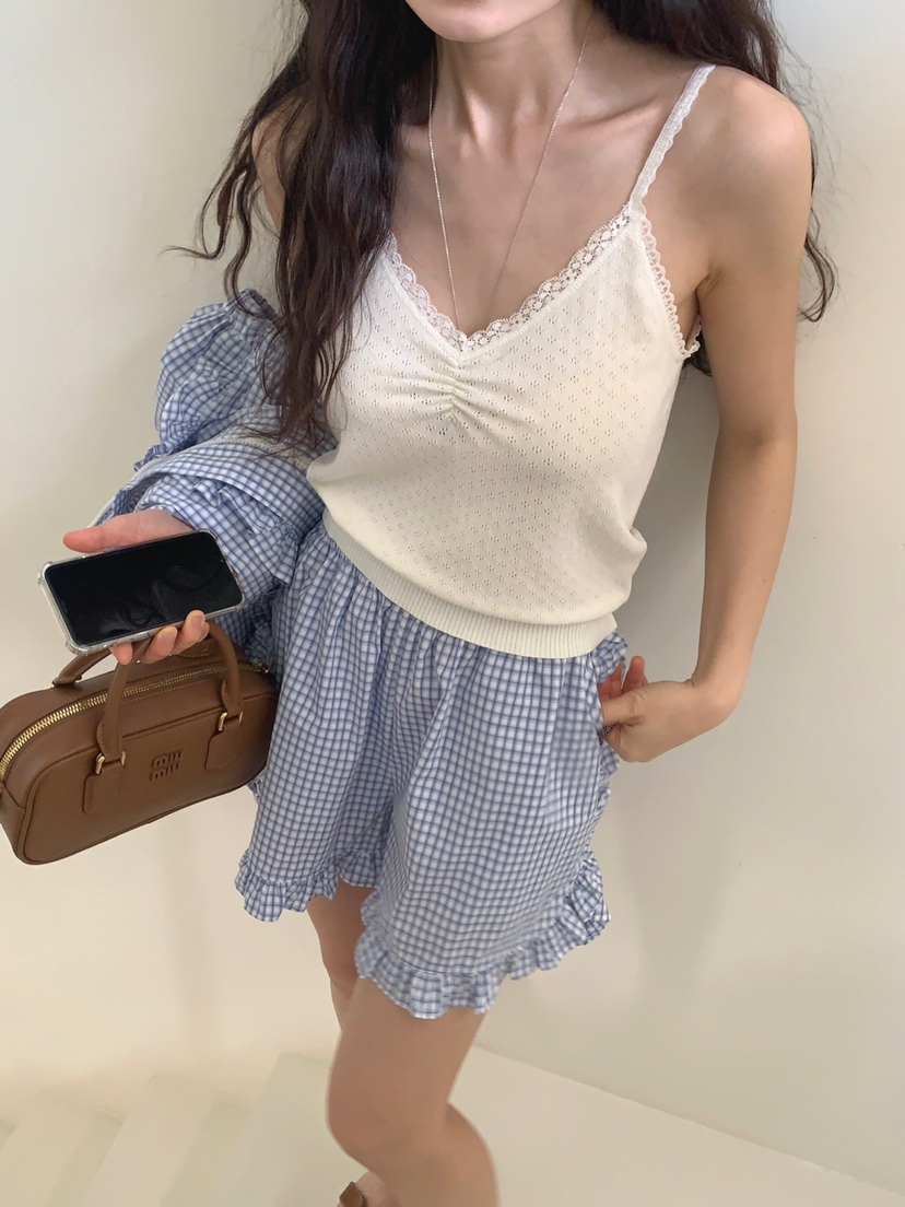 JKICHI韓國直郵女士新款推薦休閑25春夏熱賣真品時尚吊帶背心JKICHI吊帶/背心