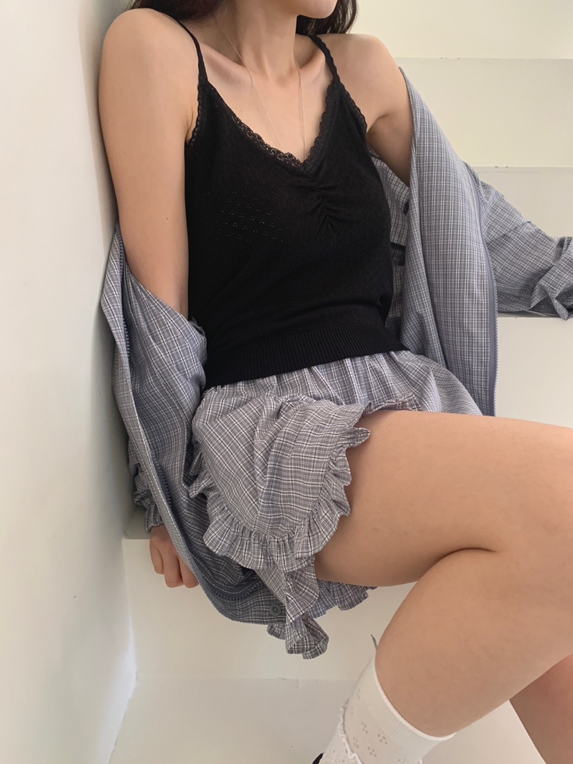 JKICHI韓國直郵女士新款推薦休閑25春夏熱賣真品時尚吊帶背心JKICHI吊帶/背心