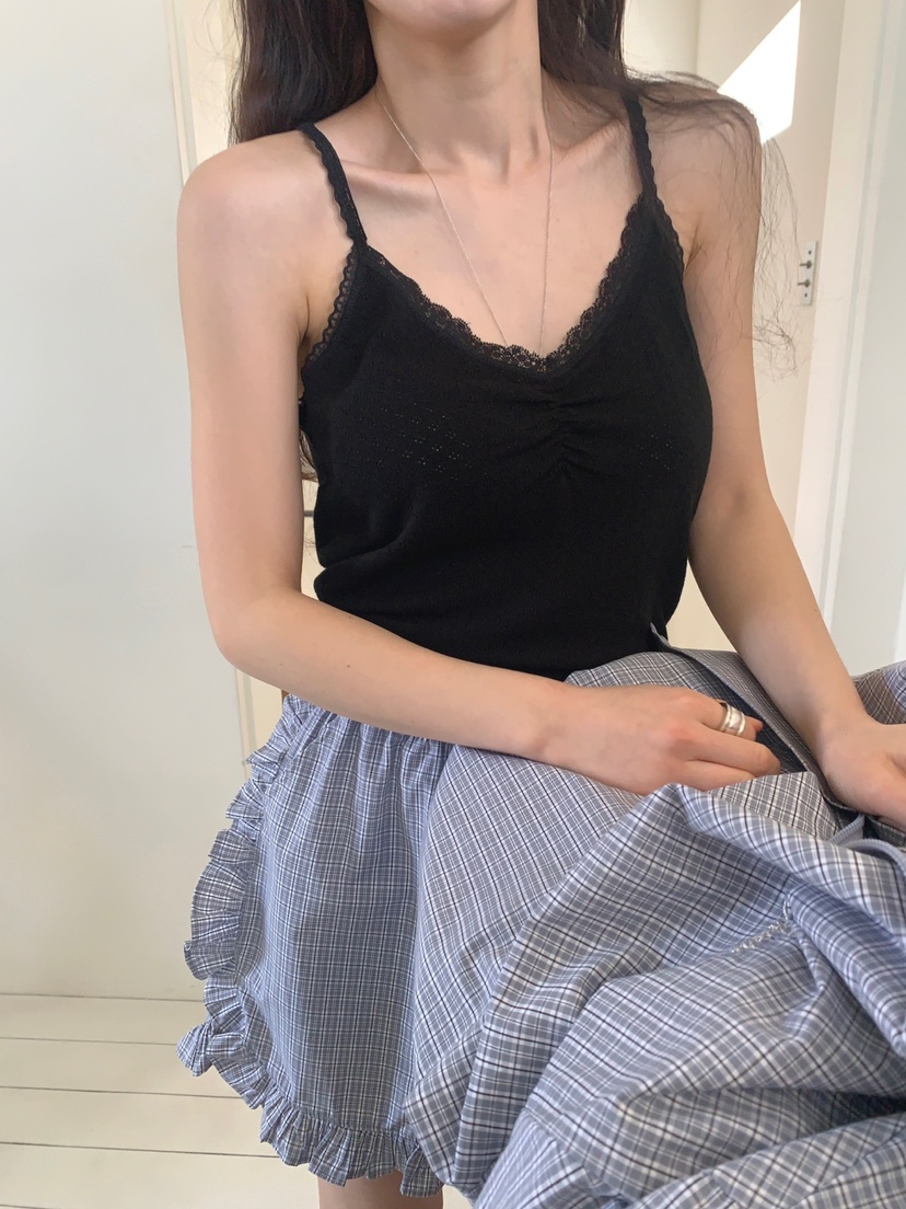 JKICHI韓國直郵女士新款推薦休閑25春夏熱賣真品時尚吊帶背心JKICHI吊帶/背心