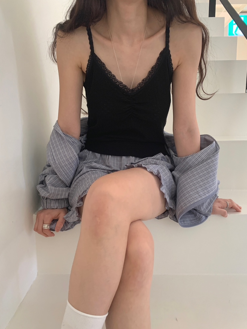 JKICHI韓國直郵女士新款推薦休閑25春夏熱賣真品時尚吊帶背心JKICHI吊帶/背心圖色2