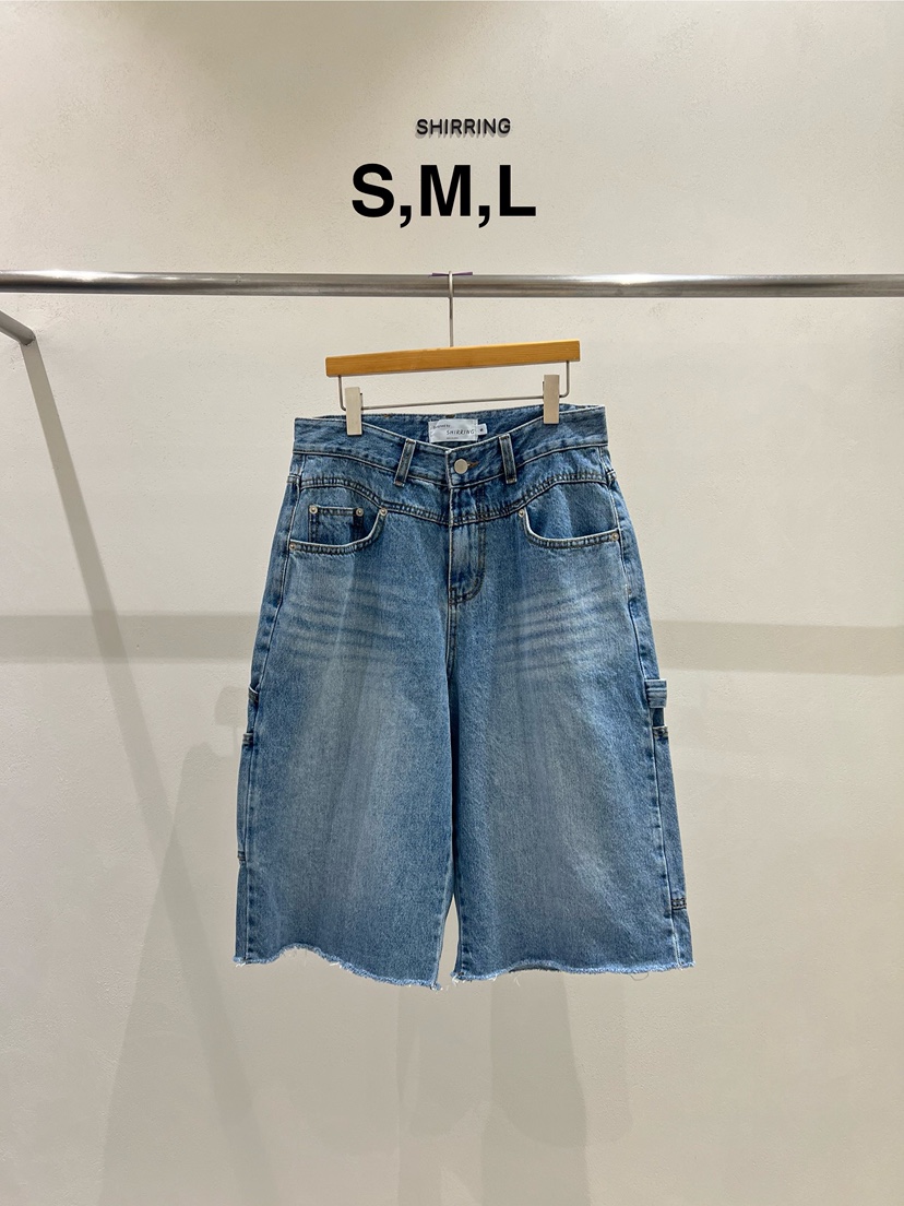 SHIRRING東大門代購女士新品休閑時尚推薦真品熱賣人氣牛仔褲SHIRRING牛仔褲
