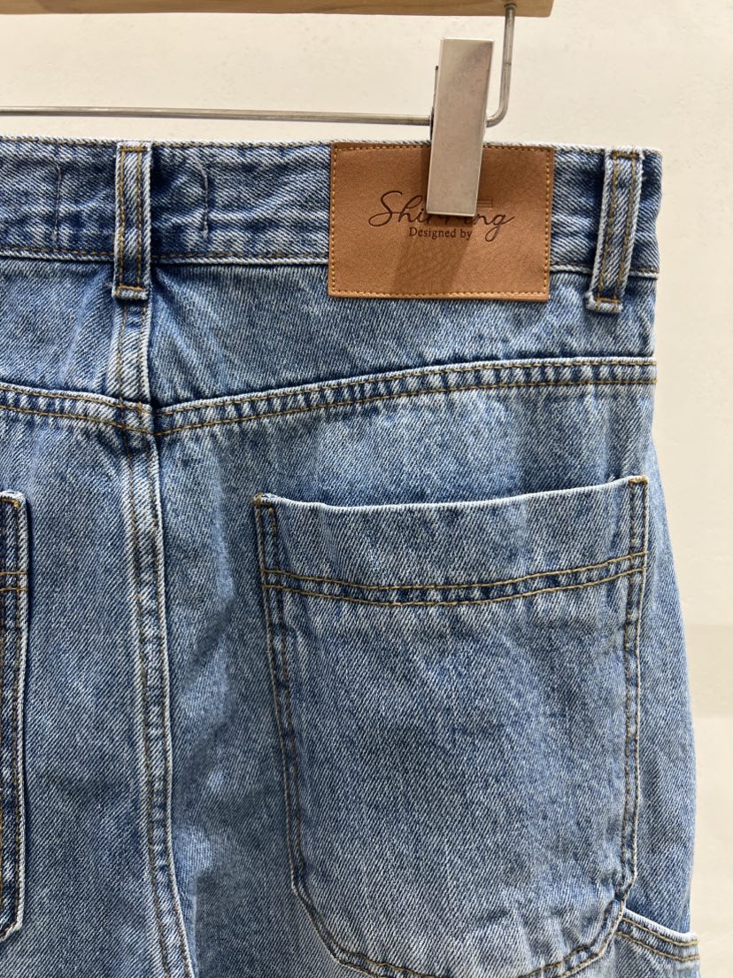 SHIRRING東大門代購女士新品休閑時尚推薦真品熱賣人氣牛仔褲SHIRRING牛仔褲
