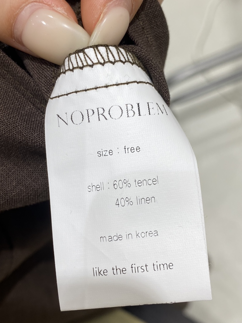 NOPROBLEM韓國直郵女士新款推薦時尚休閑25春夏職業真品連衣裙NOPROBLEM連衣裙