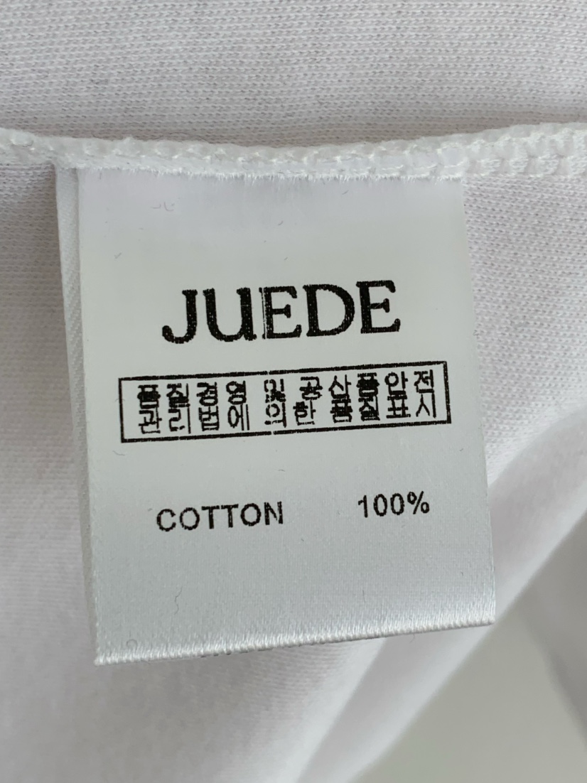 JUEDE(此品牌容易投訴)東大門實拍女士新款25春夏推薦T恤JUEDET恤