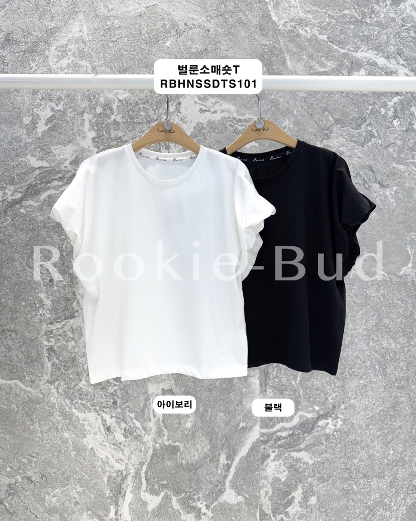 ROOKIE BUD韓國直郵女裝新品職業25春夏真品推薦休閑熱賣T恤ROOKIE BUD-PT恤
