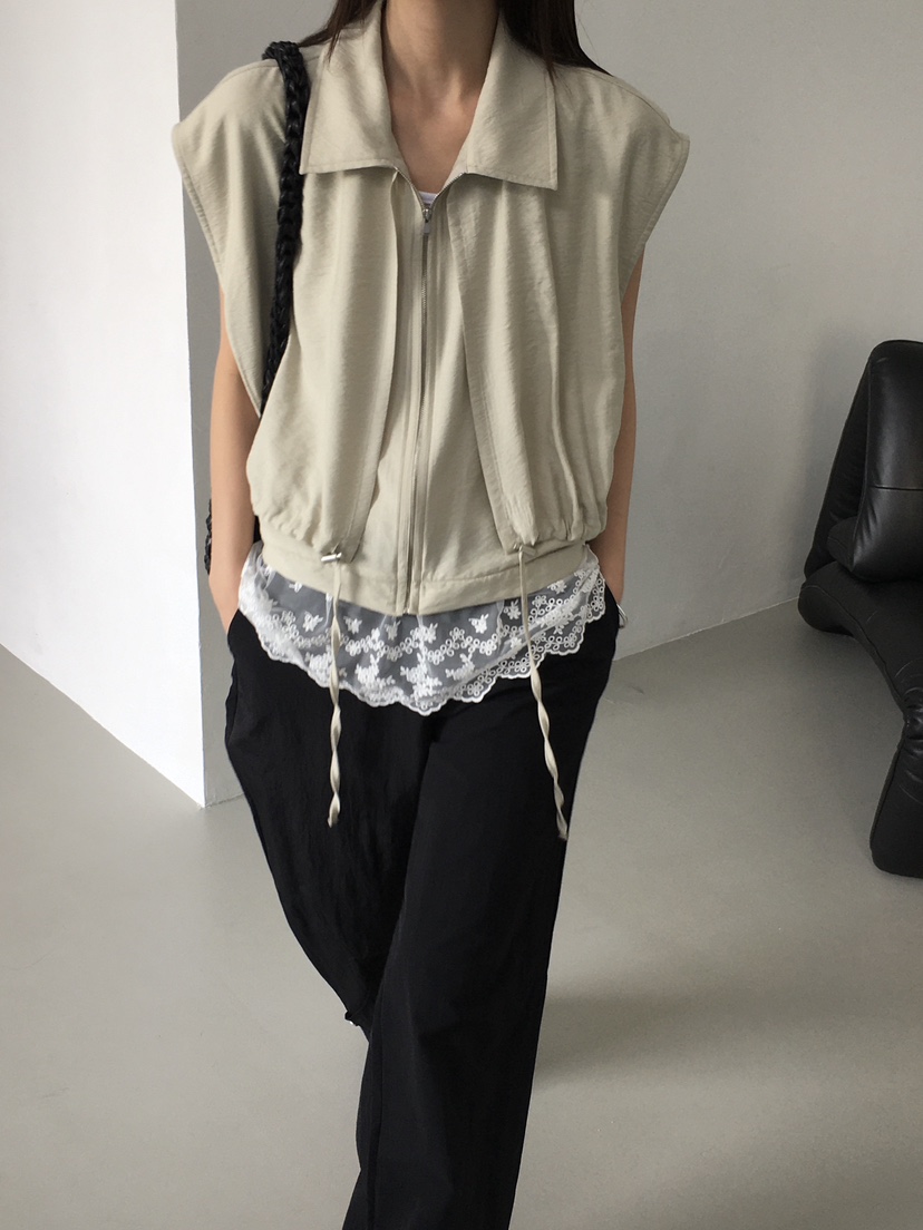 MONDAYMORING東大門實拍女裝新品真品職業休閑熱賣25春夏馬甲MONDAYMORING馬甲