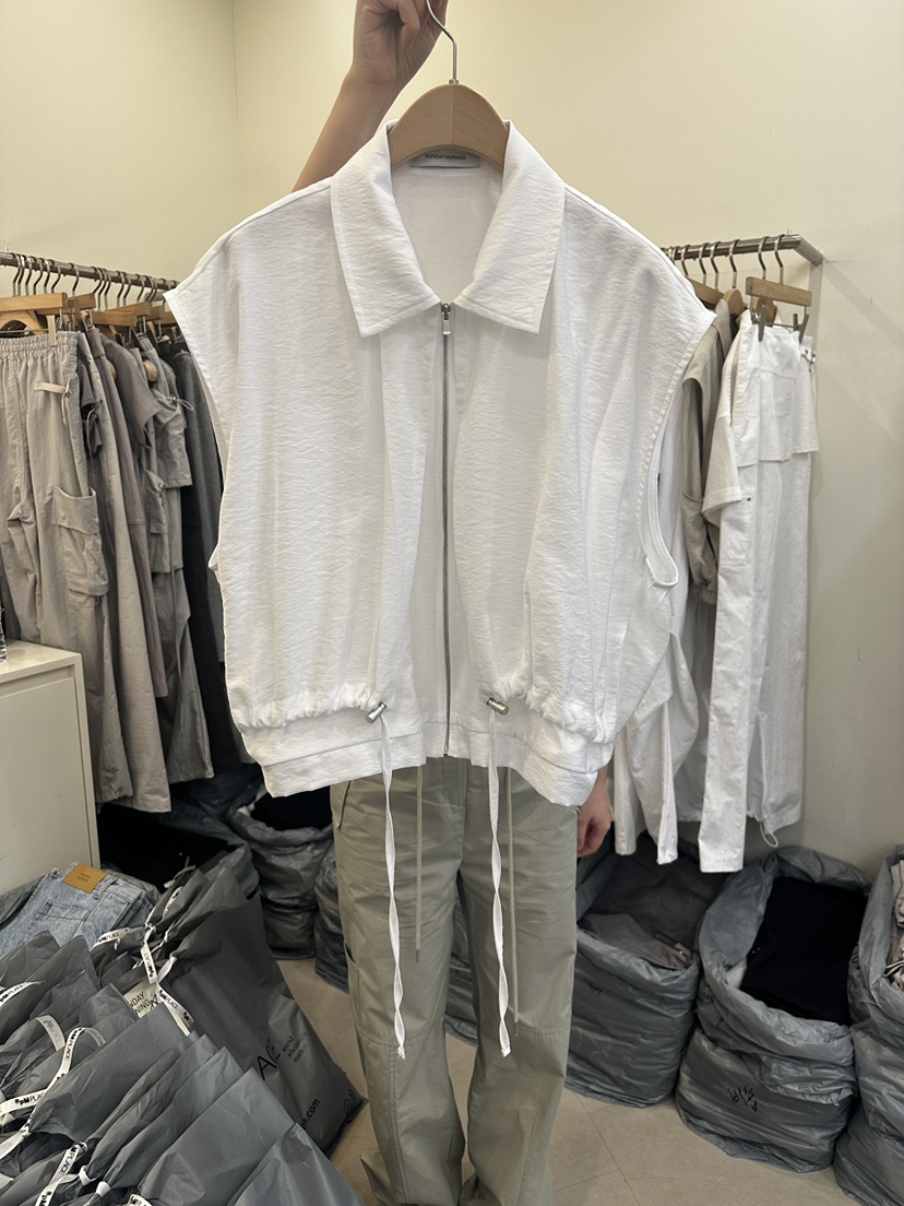 MONDAYMORING東大門實拍女裝新品真品職業休閑熱賣25春夏馬甲MONDAYMORING馬甲