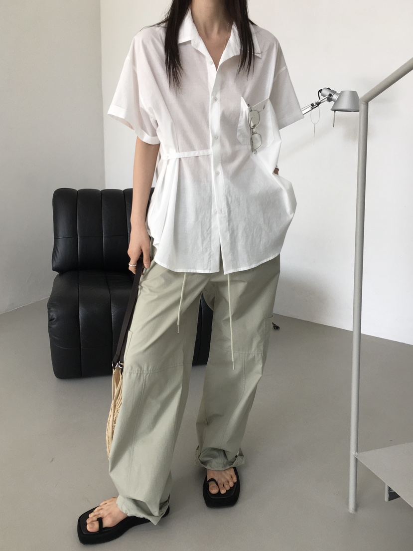 MONDAYMORING東大門實拍女士新品熱賣25春夏職業人氣休閑褲MONDAYMORING休閑褲