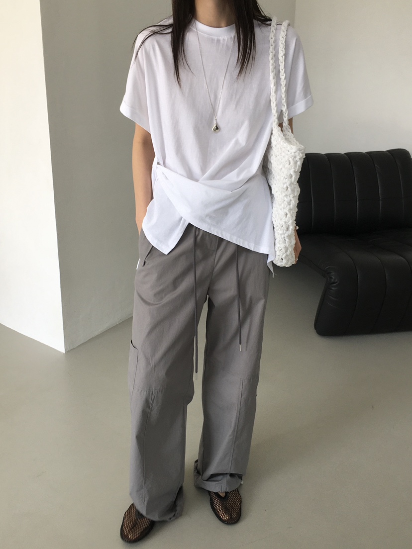 MONDAYMORING東大門實拍女士新品熱賣25春夏職業人氣休閑褲MONDAYMORING休閑褲