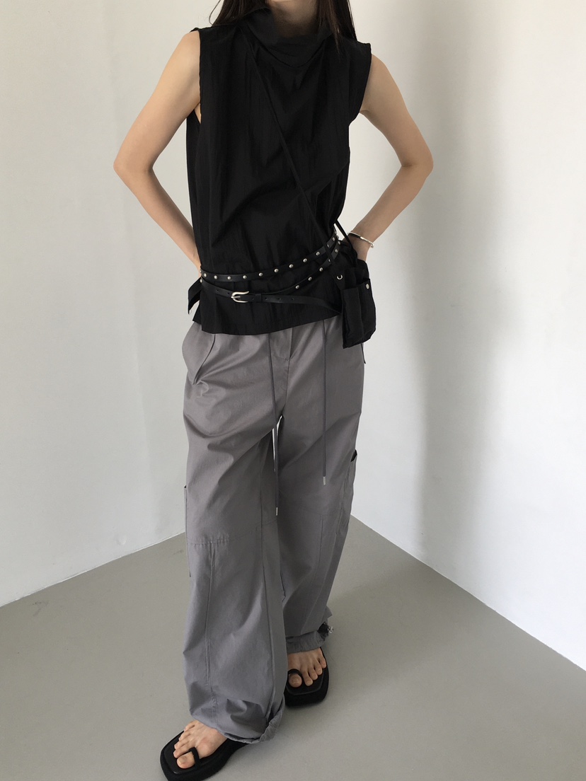 MONDAYMORING東大門實拍女士新品熱賣25春夏職業人氣休閑褲MONDAYMORING休閑褲