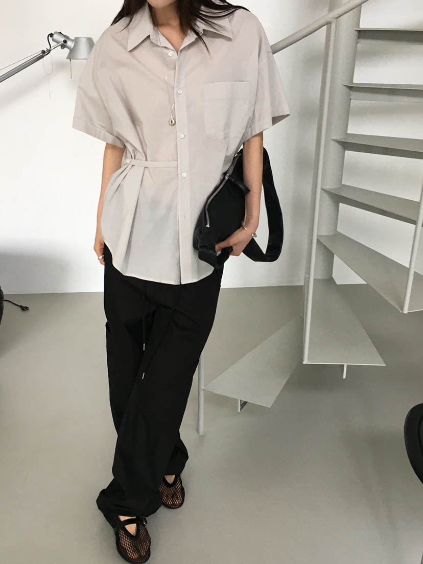 MONDAYMORING東大門實拍女士新品熱賣25春夏職業人氣休閑褲MONDAYMORING休閑褲