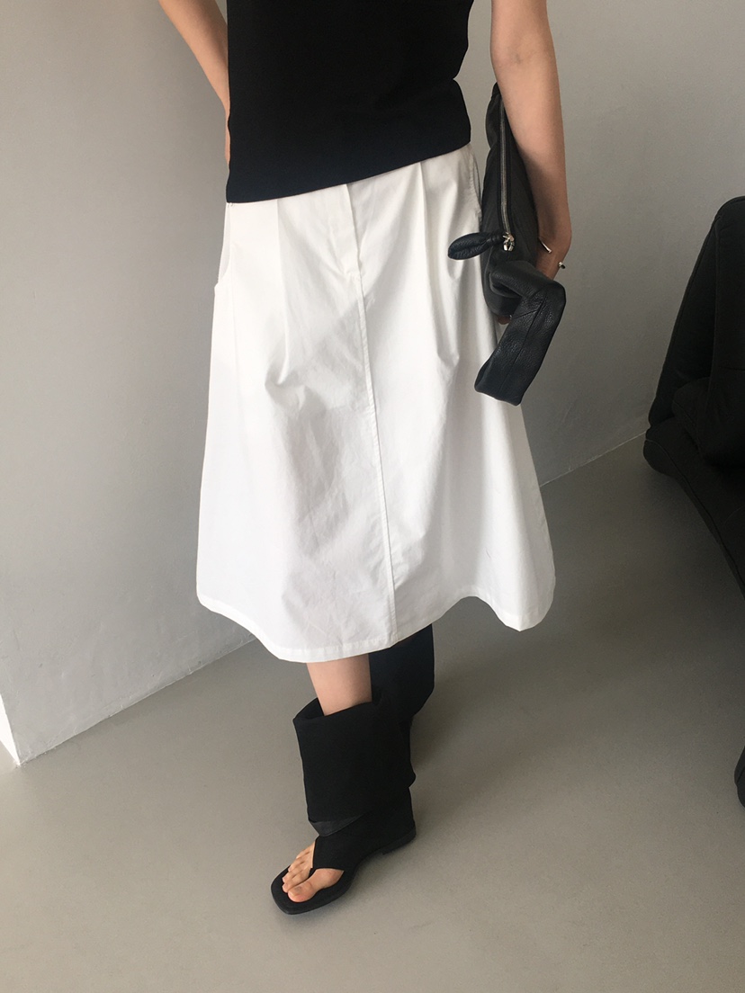 MONDAYMORING東大門直郵女裝新款職業25春夏半身裙中短裙透視MONDAYMORING半身裙/中短裙